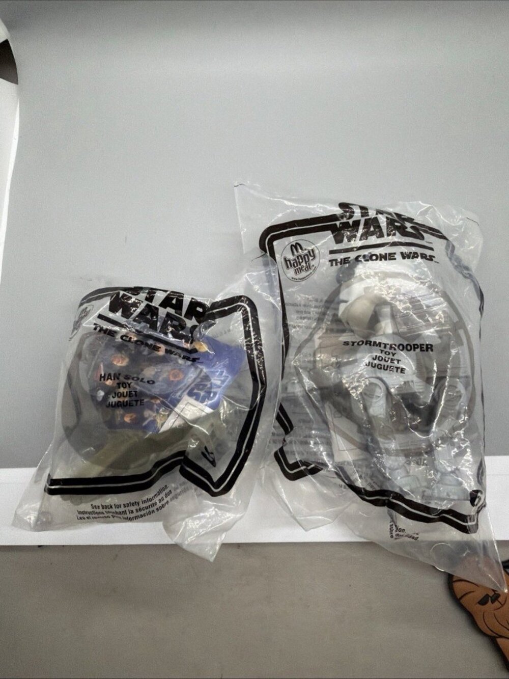 2011 MCDONALD'S STAR WARS HAPPY MEAL TOY SET OF 2